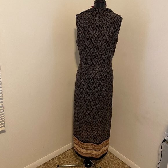 Sheri Martin Boho Sleeveless Geometric Vest/Tunic Women Size 10 - Picture 6 of 8